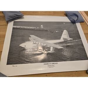 1974 Arthur Forest Hughes H4 Hercules Spruce Goose Photo Art Print 21x28 inch